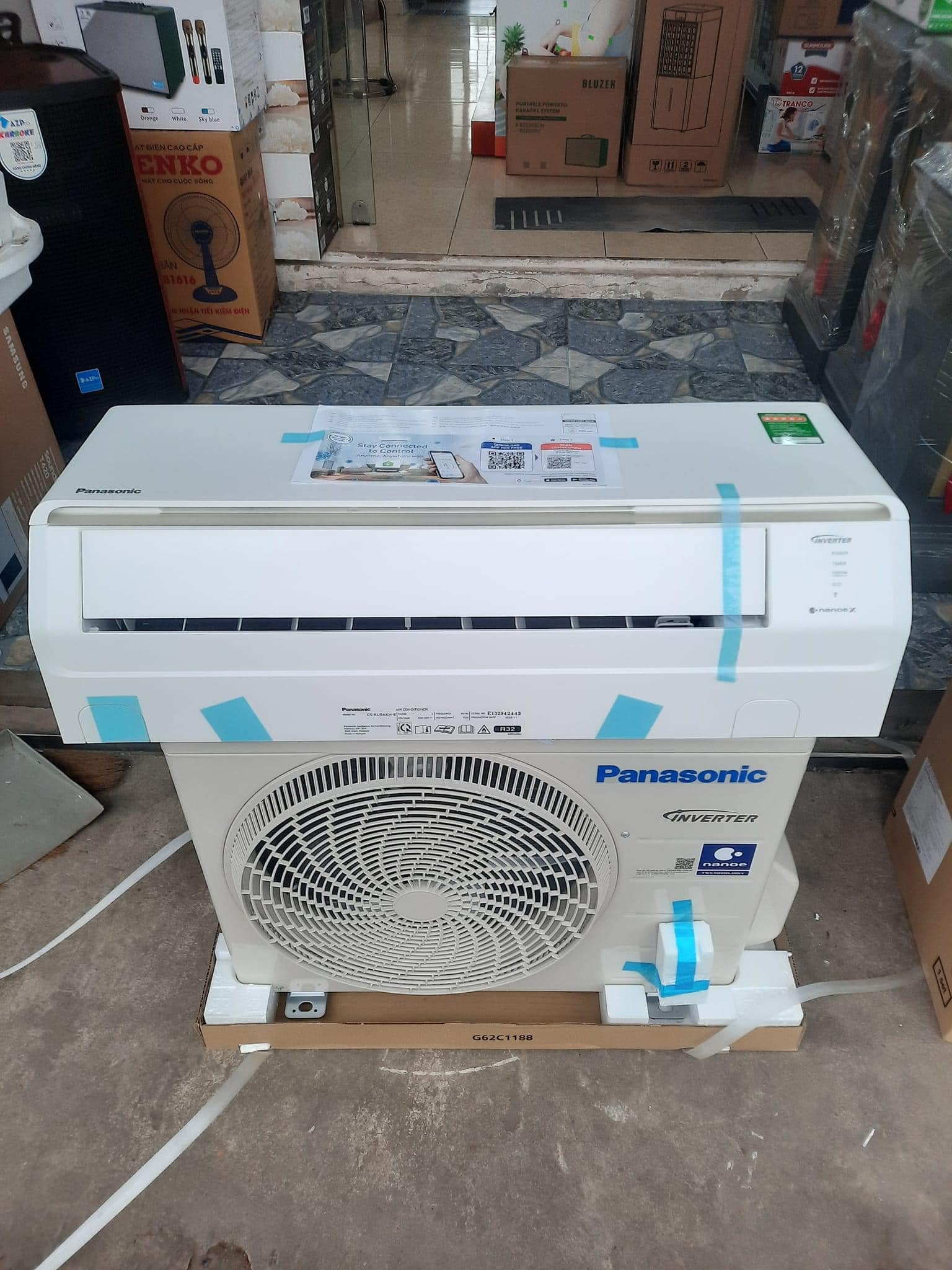 Điều hòa 1 chiều Inverter RU9AKH-8, 9.000BTU Gas R32