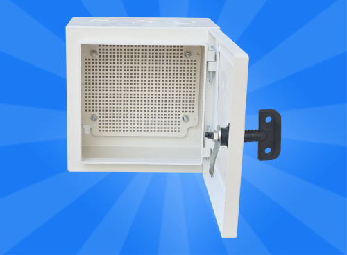 Tủ điện ABS 200x200x130 Lihhan/Hòa Thịnh (CVM 341-Pát sắt)