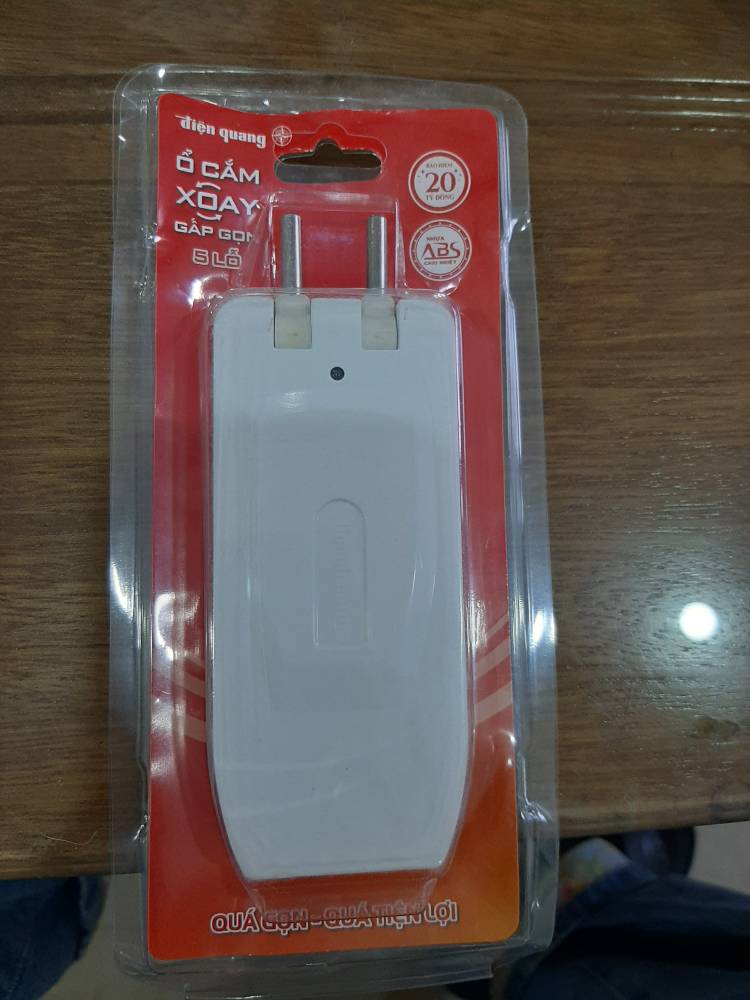 Ổ cắm xoay gấp gọn 5 lỗ Điện Quang (ESK RT W5)