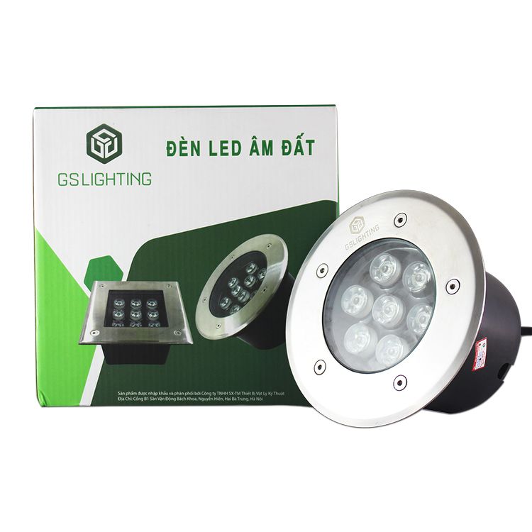 Đèn LED âm đất tròn 7W (GSDT7) GS Lighting