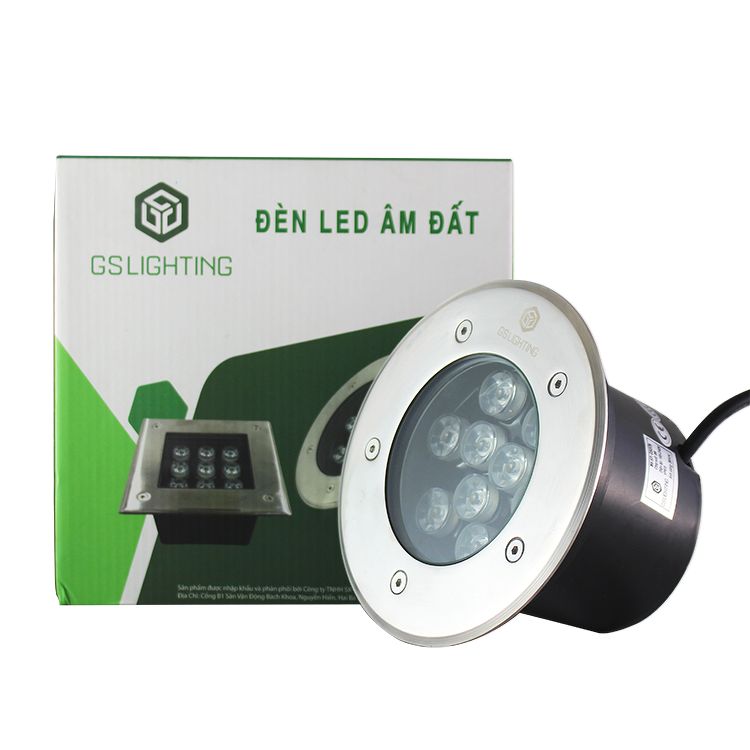 Đèn LED âm đất tròn 9W (GSDT9) GS Lighting