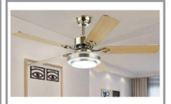 Đèn quạt TTP-DQ8008W-Gỗ