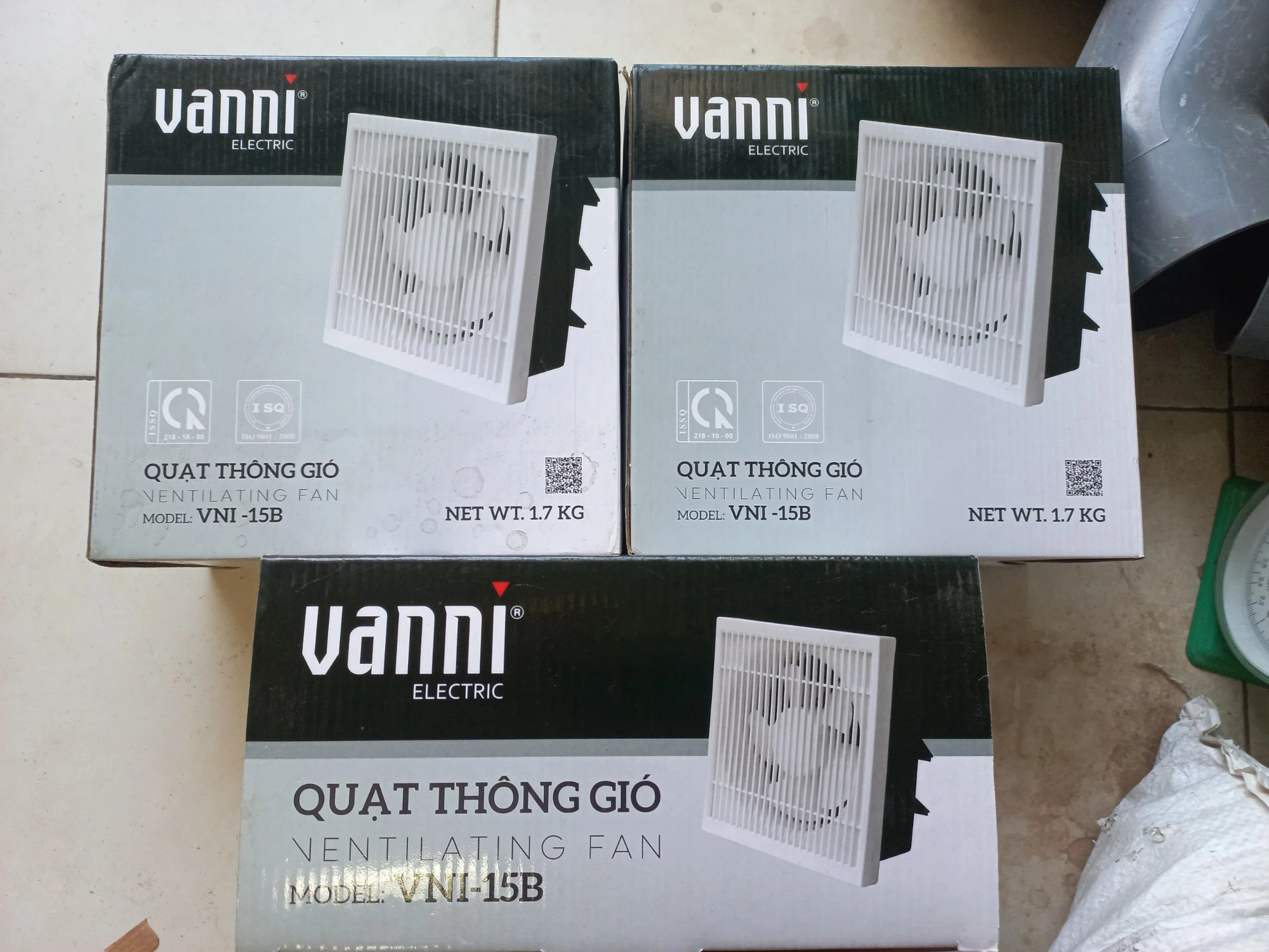 Quạt thông gió VNI-20B Vanni