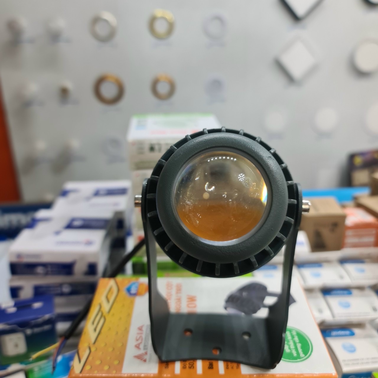 Đèn rọi ngoài trời có thấu kính và gương cầu 10W Asia lighting (RC10-02)