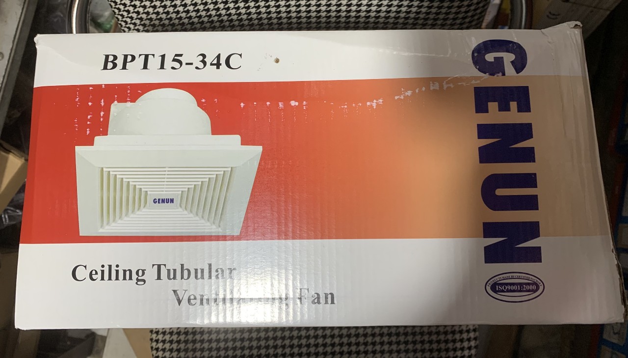 Quạt thông gió âm trần 30x30 BPT15-34C Genun