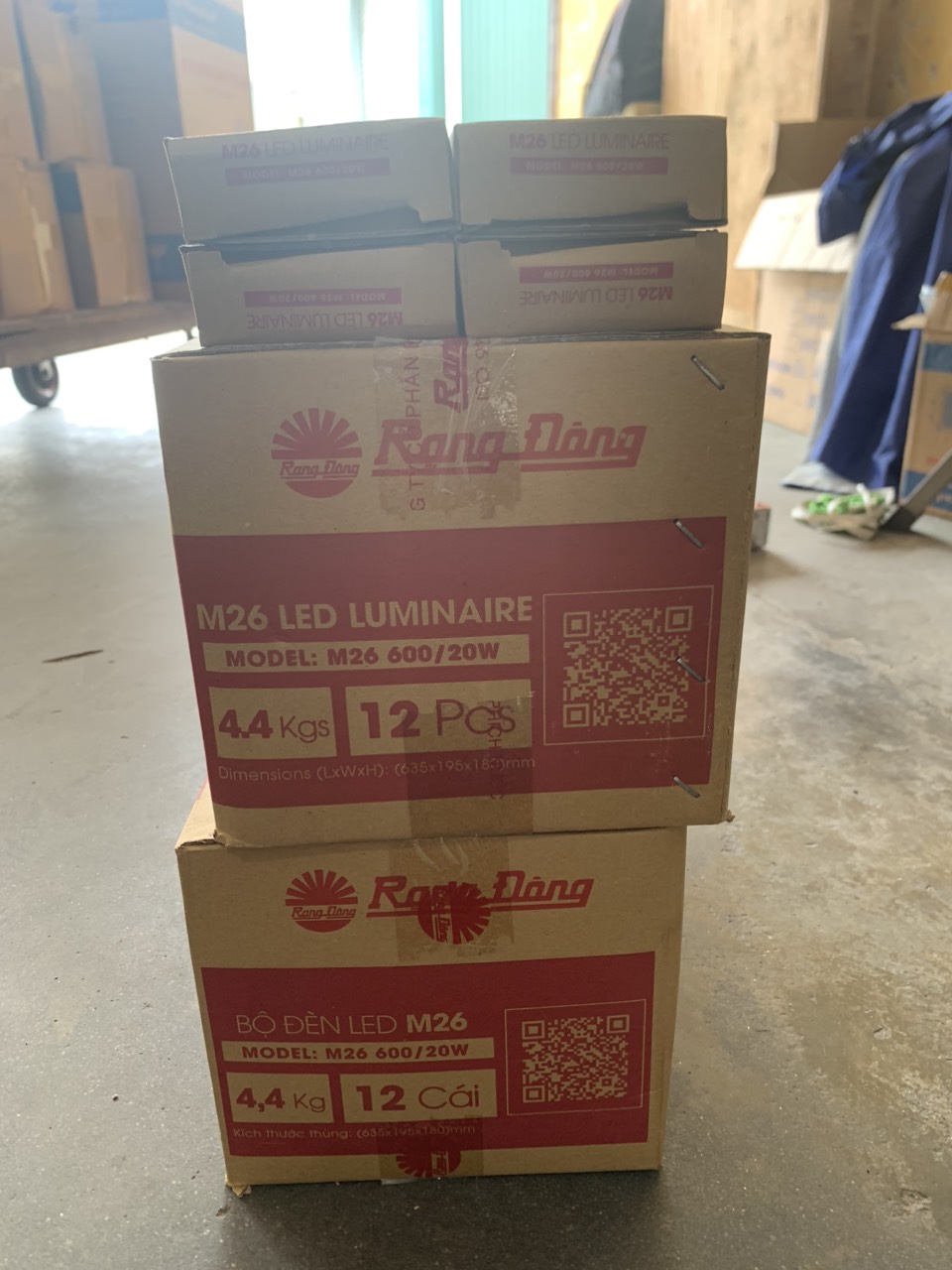 Đèn LED bán nguyệt M26 0.6m 20W Rạng Đông (M26 600/20W)