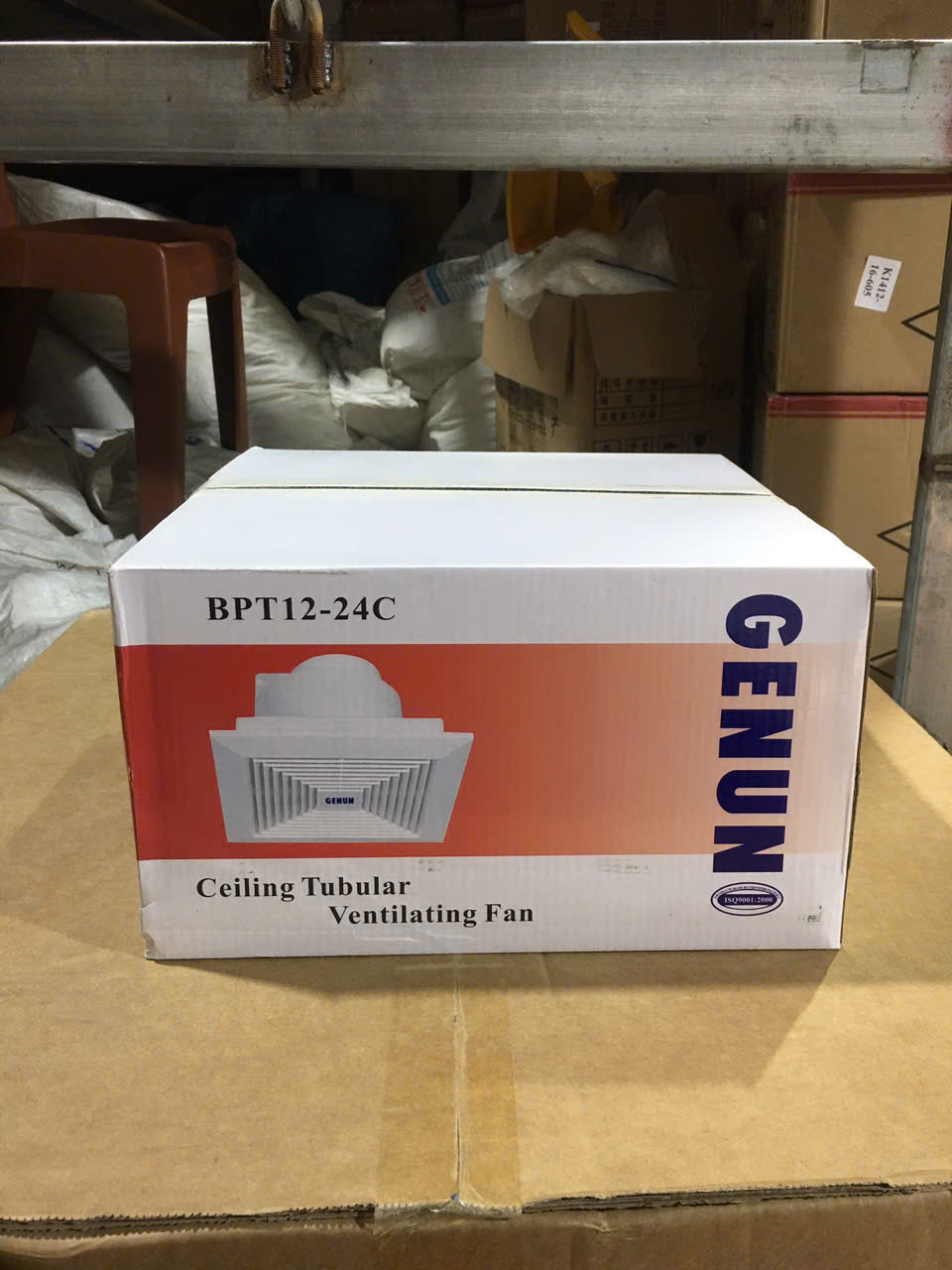 Quạt thông gió âm trần 25x25 BPT12-24C Genun