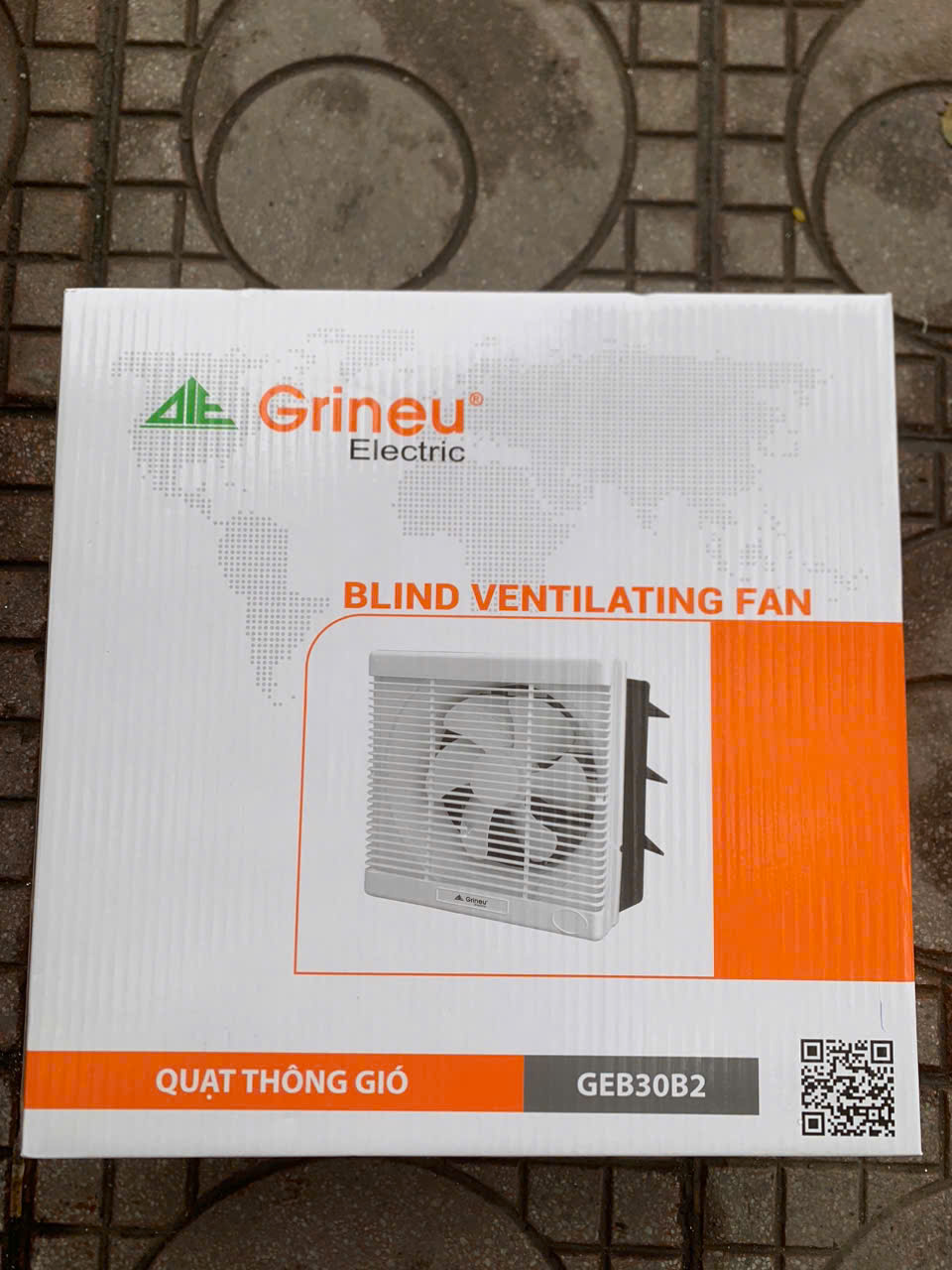 Quạt hút tường 350x350mm GEB30B2 (Grineu)