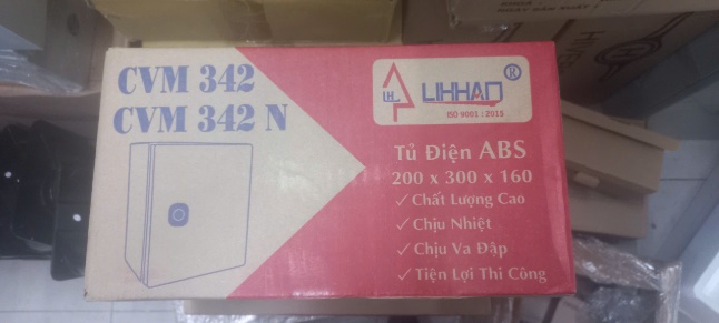 Tủ điện ABS 200x300x160 Lihhan/Hòa Thịnh (CVM 342 N-Pát nhựa)