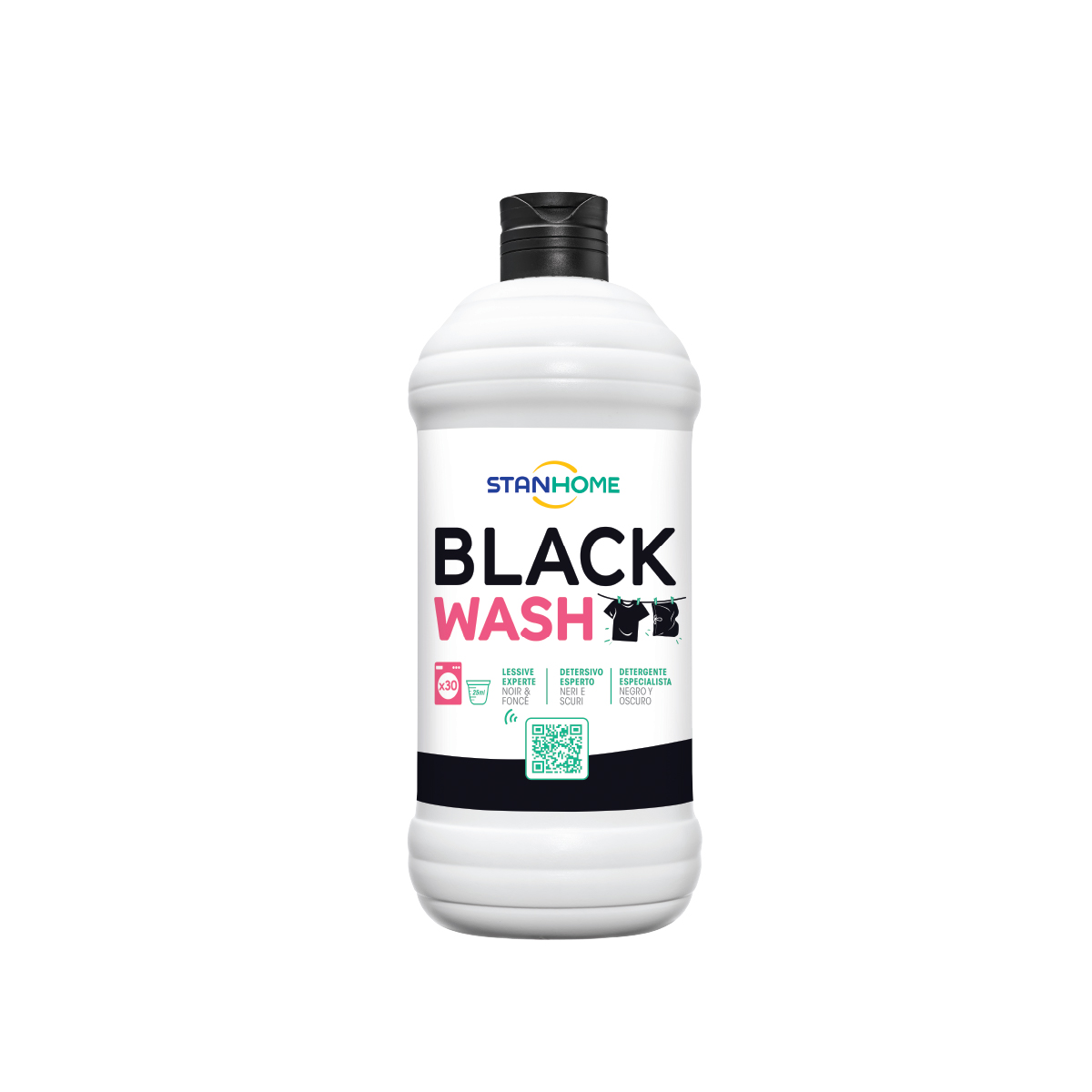 Nước giặt chuyên dụng cho đồ đen và tối màu Stanhome Black Wash 750ml
