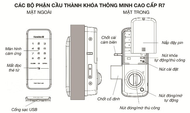 Khóa thẻ từ KAADAS R7-2