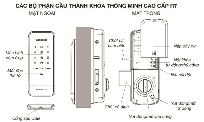 Khóa thẻ từ KAADAS R7-2