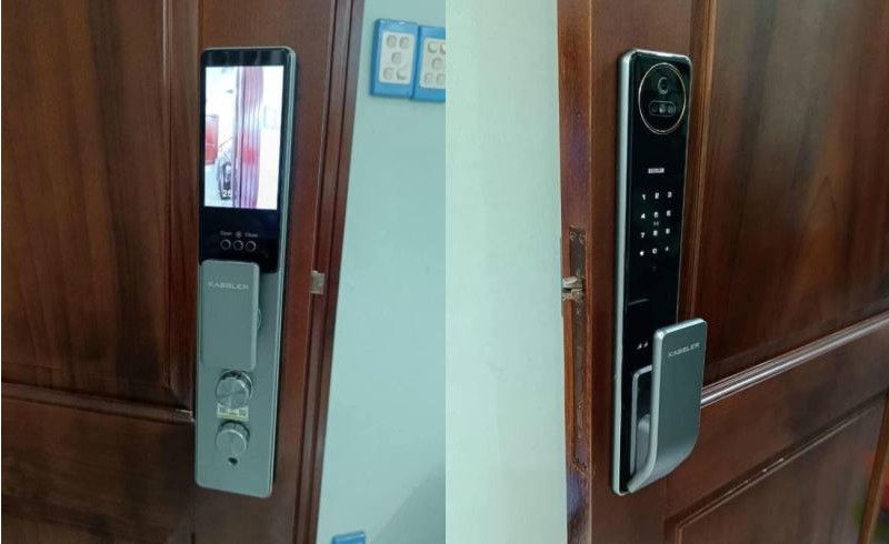 lắp đặt khóa vân tay Kassler KL-889 Face ID - khoavantaychinhhang.com