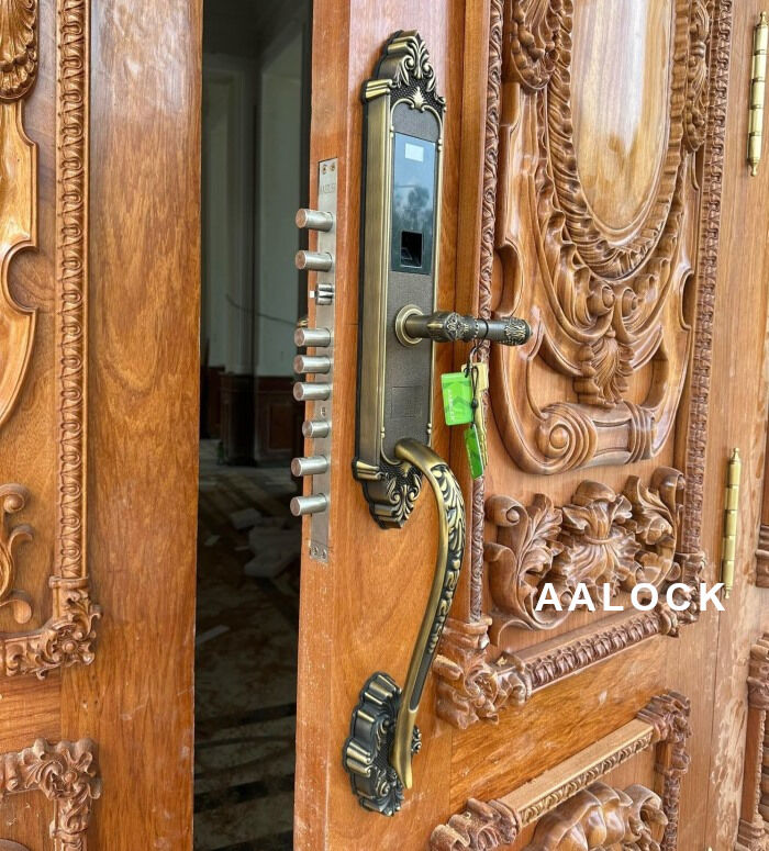 lắp đặt khóa vân tay Kassler KL-969 tân cổ điển - khoavantaychinhhang.com