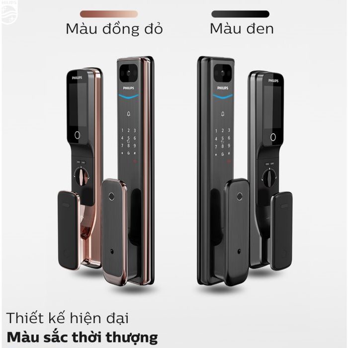 Khóa Cửa Điện Tử Philips Alpha VP-5HWS - Đời khoá vân tay cao cấp nhất của Philips