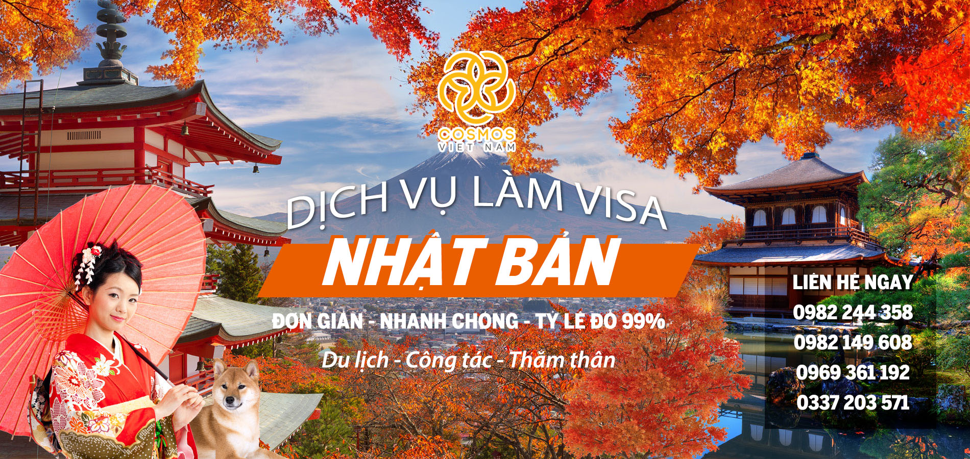 DỊCH VỤ LÀM VISA NHẬT BẢN - TỶ LỆ ĐỖ CAO