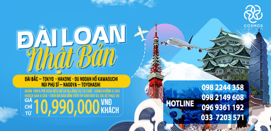 DI SẢN VIỆT MỜI HỢP TÁC SERI TOUR ĐÀI LOAN - NHẬT BẢN MÙA THU 