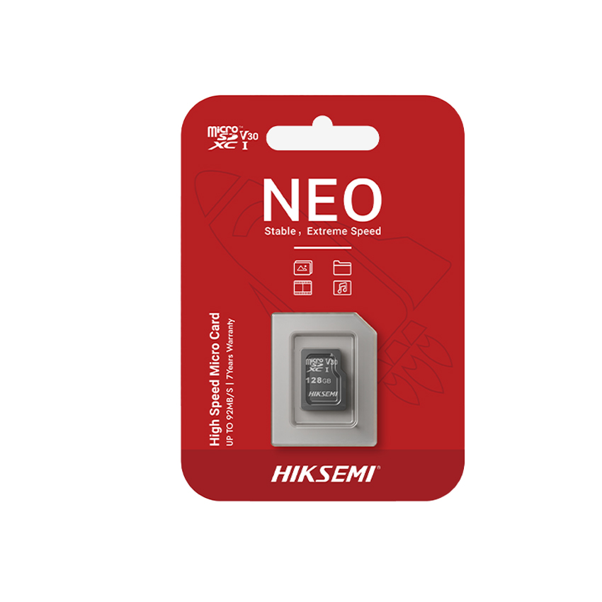 Thẻ nhớ Micro SD HIKSEMI NEO 64GB ĐỎ