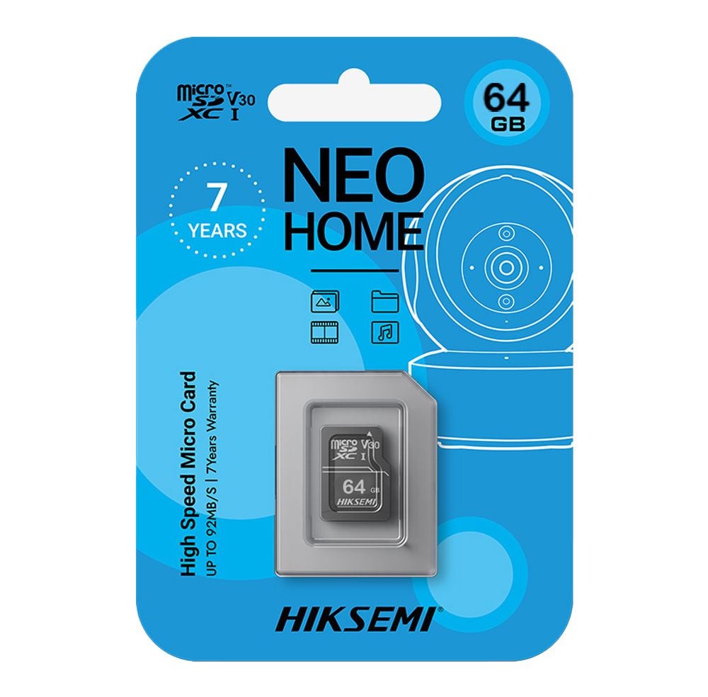Thẻ nhớ Micro SD HIKSEMI NEO 64GB XANH