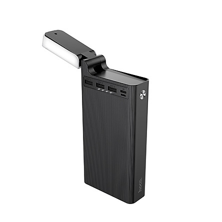 Pin dự phòng 30.000mAh HOCO J62 Black/White Chính hãng (3 Cổng USB, LED)