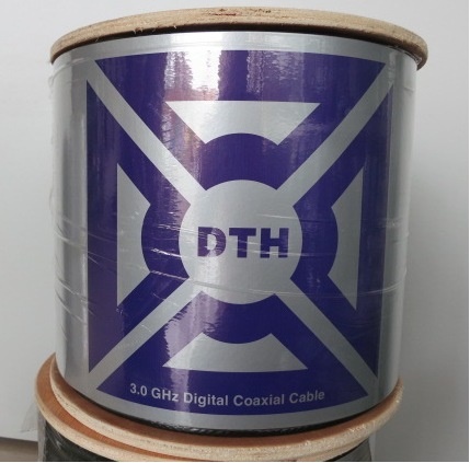 Cáp Đồng Trục 1 lớp bạc Unisat DTH RG6 5C-FB (Cuộn 305m)