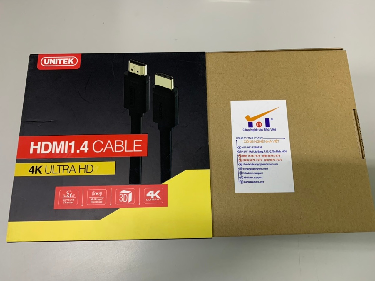 Cable HDMI 20m Unitek cao cấp chuẩn 4K, hỗ trợ 3D.Chính hãng