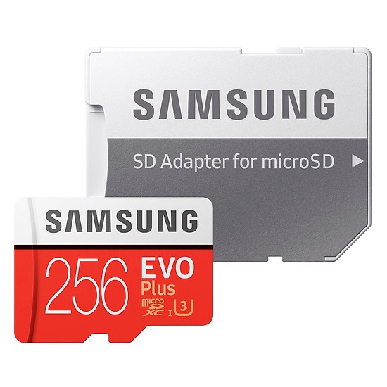 Thẻ nhớ Samsung 256GB Plus Evo chính hãng (1 đổi 1 trong 12 tháng)