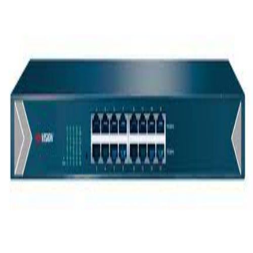 Switch mạng 16 cổng 10/100/1000Mbps tự tương thích, 02 Cổng uplink 10/100/1000M  (cổng 15, 16) , Layer 2 DS-3E0516-E(B)