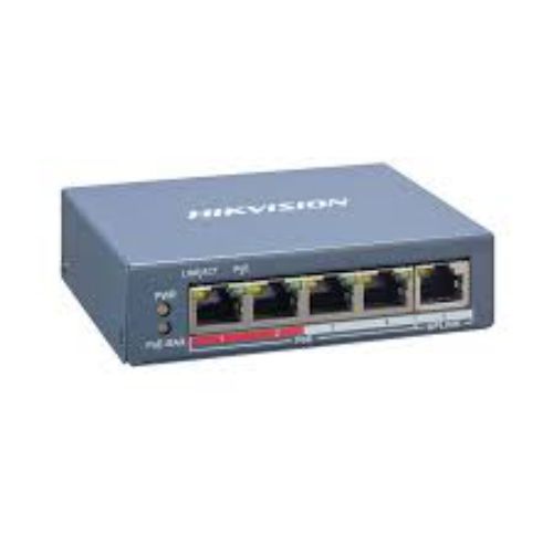 Switch mạng thông minh 4 cổng PoE  DS-3E1105P-EI