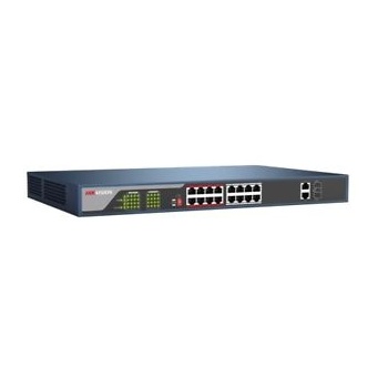 Switch Hikvision POE 16 cổng DS-3E0318P-E(B)