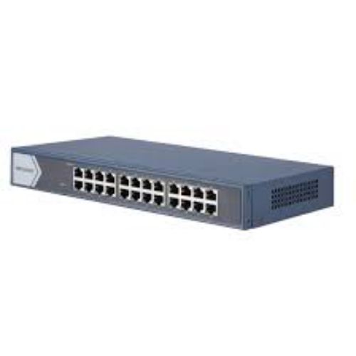 Switch mạng 24 cổng 10/100/1000Mbps tự tương thích , 02 Cổng uplink 10/100/1000M : Cổng 23, 24 , Layer 2 DS-3E0524-E(B)
