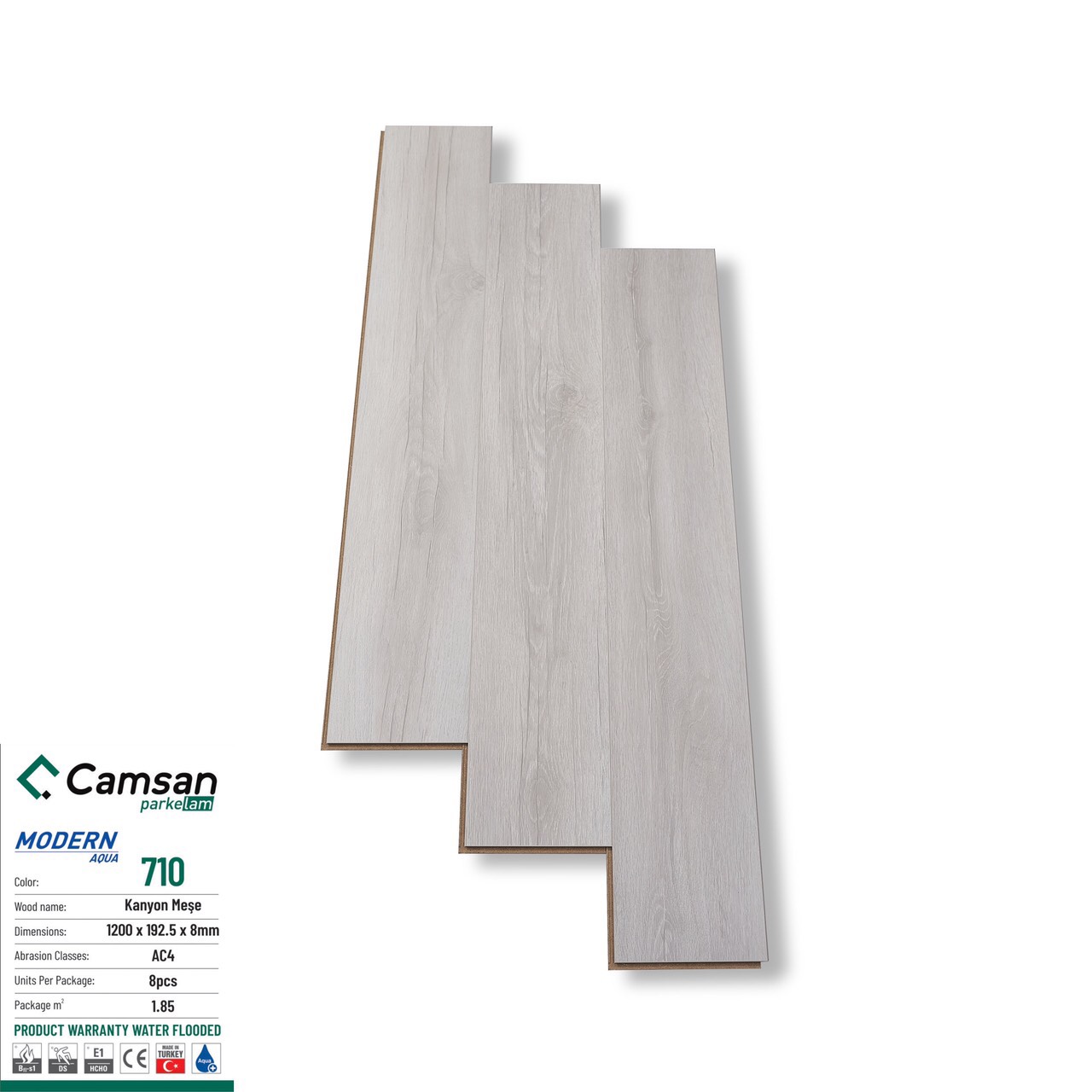 Sàn gỗ công nghiệp CAMSAN 8MM mã 710