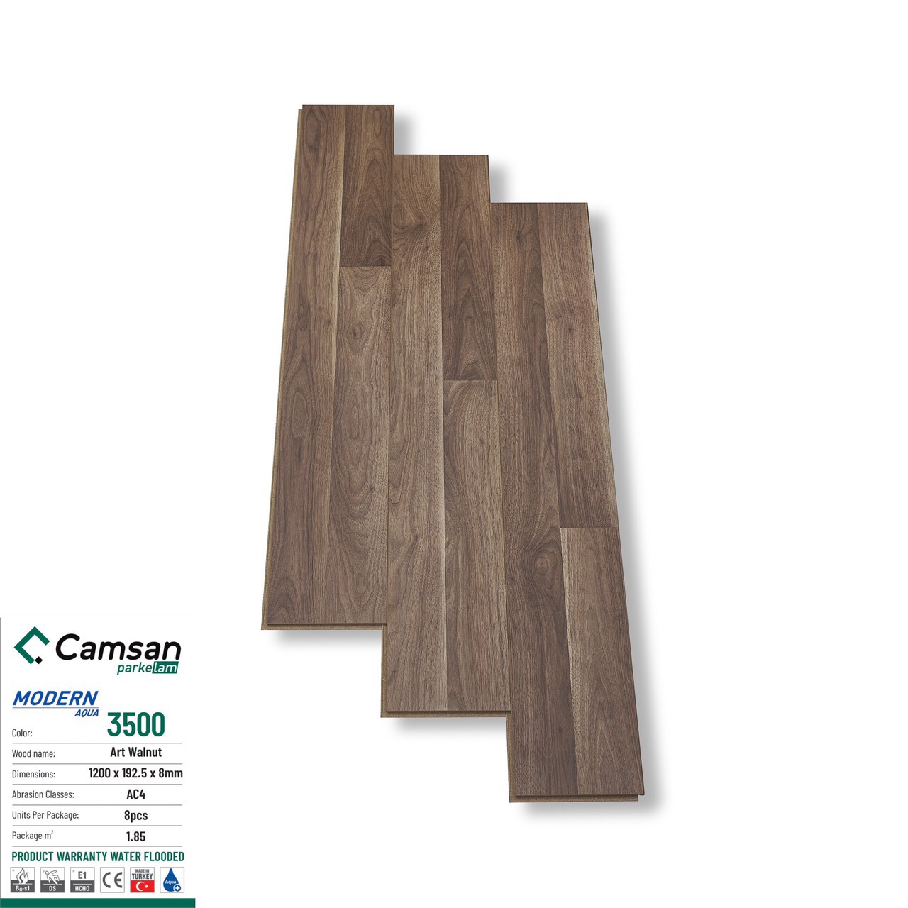 Sàn gỗ công nghiệp CAMSAN 8MM mã 3500