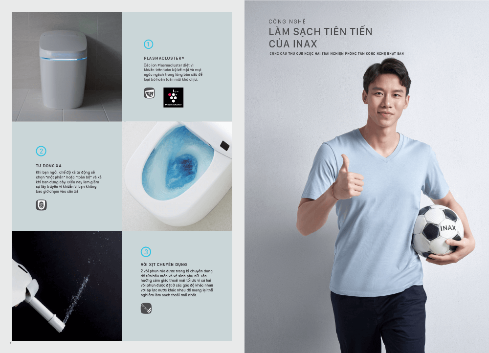 Những công nghệ làm sạch tiên tiến của INAX: