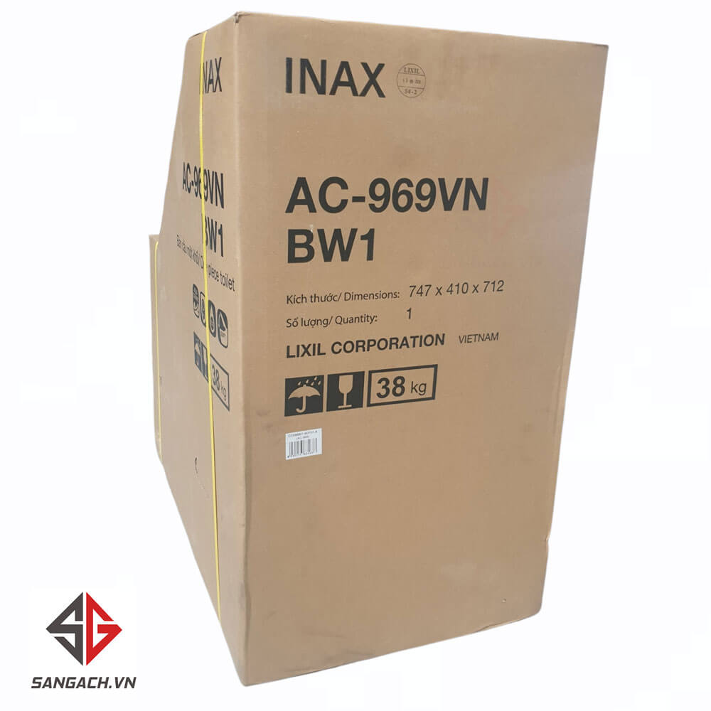 Thùng bồn cầu Inax 1 khối AC-969VN