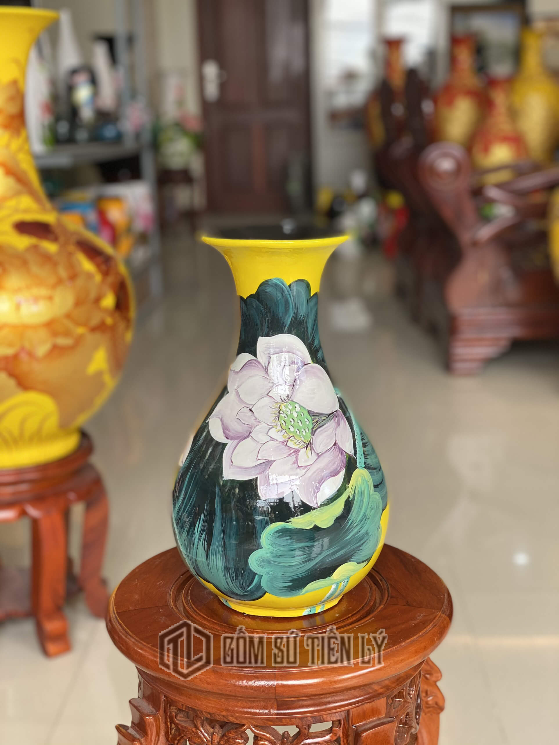 Bình hoa trang trí 3d đẹp-BGD08