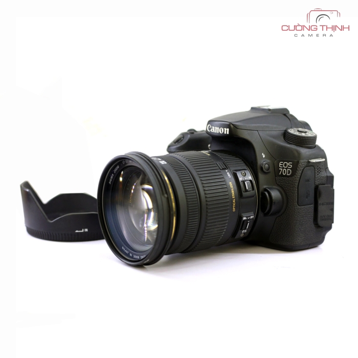 Máy ảnh Canon 70D + Lens Sigma 17-50mm F2.8 - Bảo hành 6 tháng ...