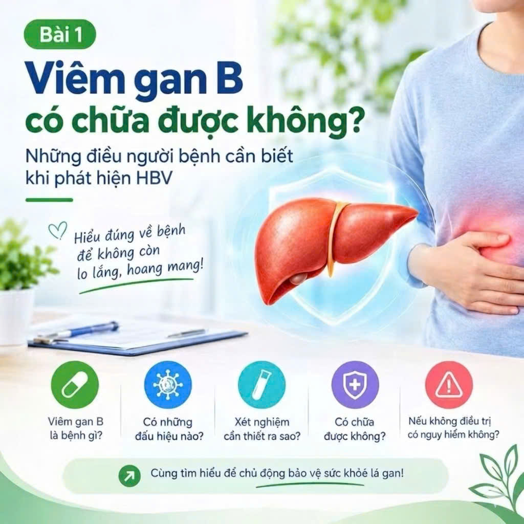 Viêm gan B có chữa khỏi được không? Những điều người bệnh cần biết khi phát hiện HBV