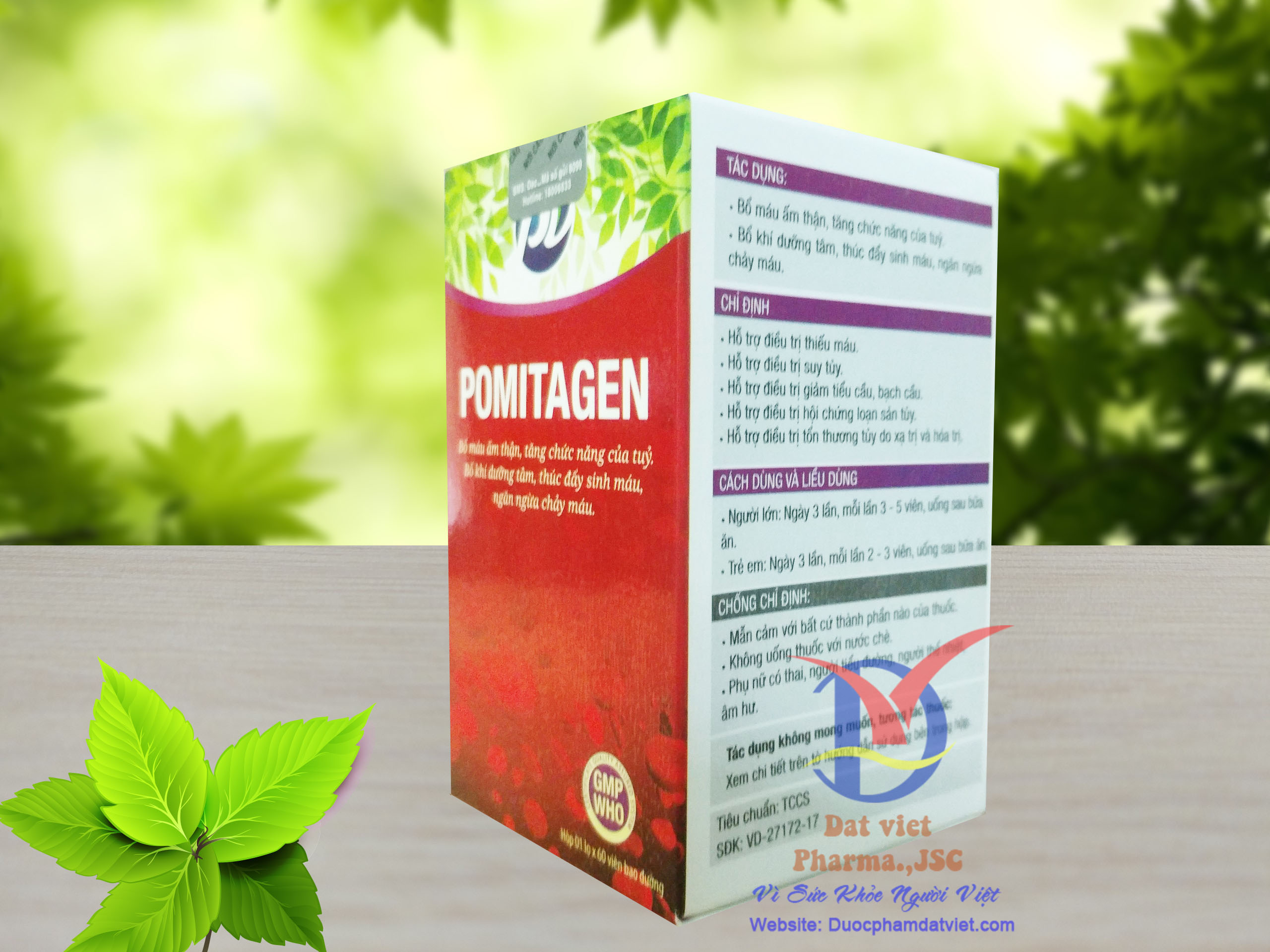 Pomitagen Sản phẩm giúp điều trị thiếu máu hiệu quả