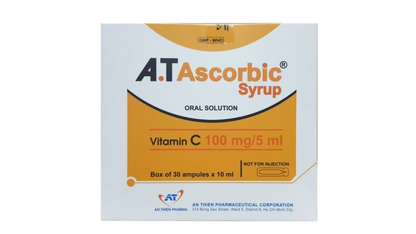 A.T Ascorbic Syrup bổ sung Vitamin C