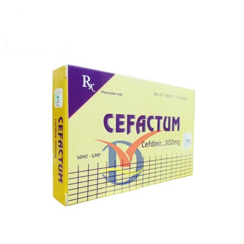 Cefactum 300mg điều trị nhiễm khuẩn hiệu quả