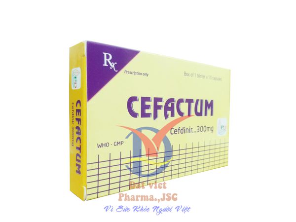 Cefactum 300mg - Thuốc kháng sinh chống viêm