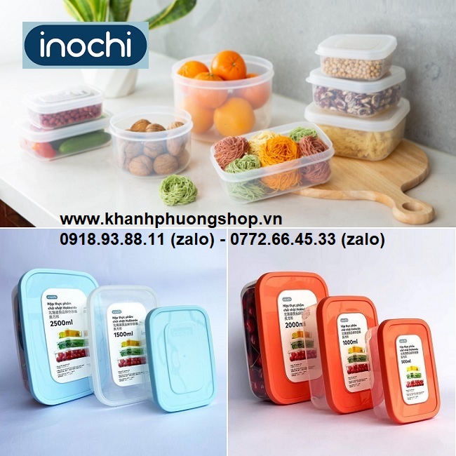 hộp nhựa đựng thực phẩm inochi - hộp nhựa inochi Khánh Phương Shop