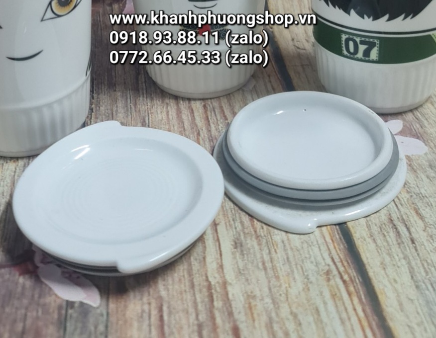 ly sứ Minh Long có nắp đậy tay cầm chống nóng - ly sứ minh long có nắp ...