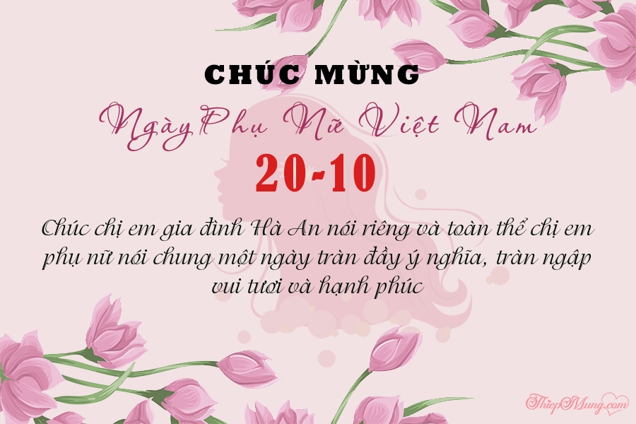 Chào mừng ngày phụ nữa Việt Nam 20 -10