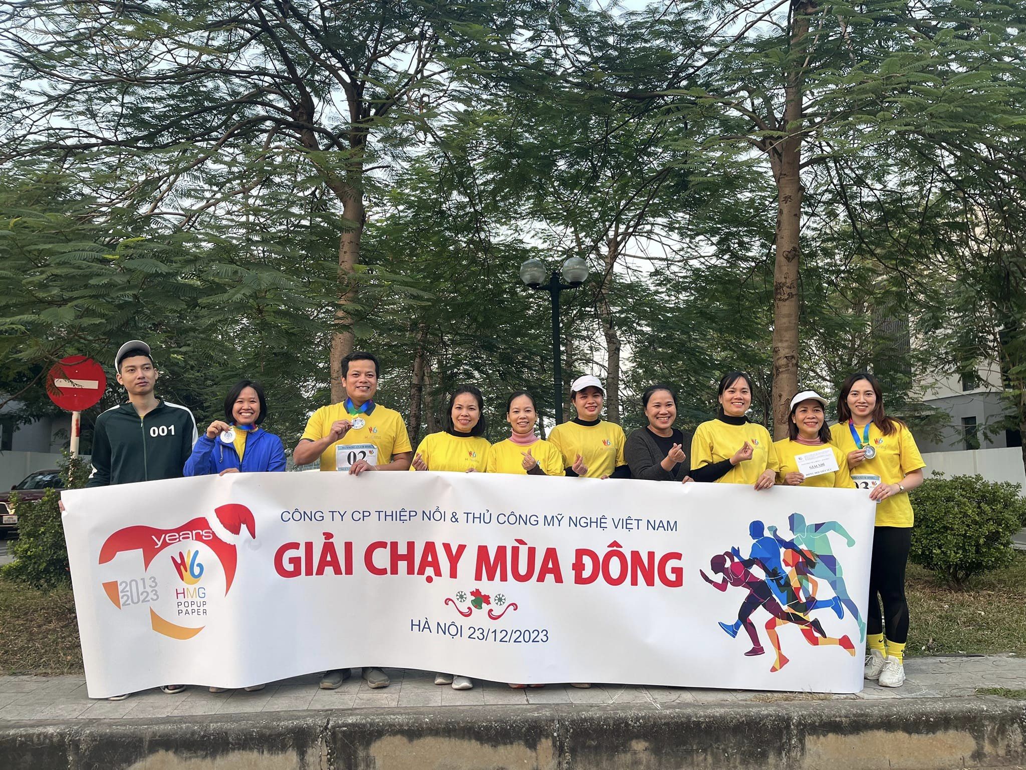 Giải chạy mùa đông của CLB thể thao HMG