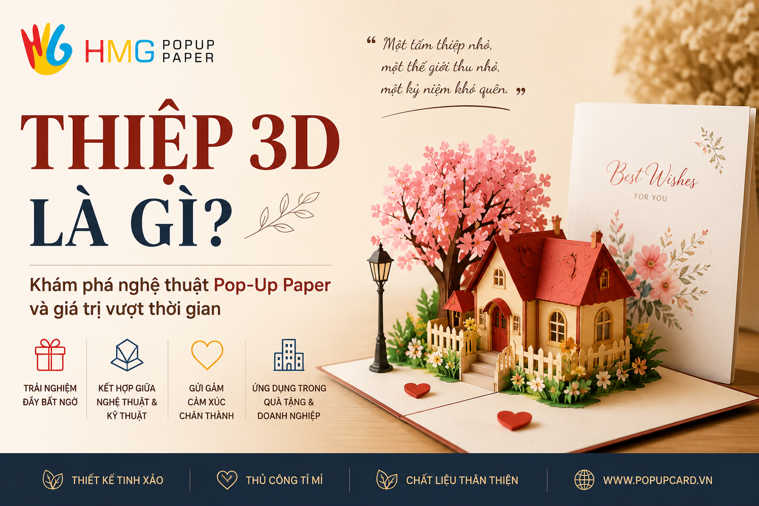 Thiệp 3D là gì? Lịch sử phát triển của nghệ thuật Pop-Up Paper
