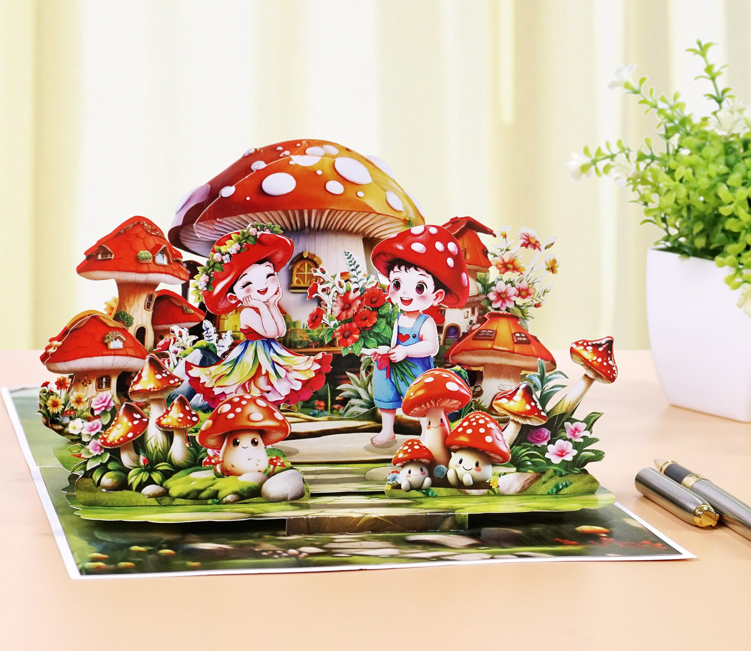Từ nghệ thuật Kirigami đến thiệp 3D Pop-Up