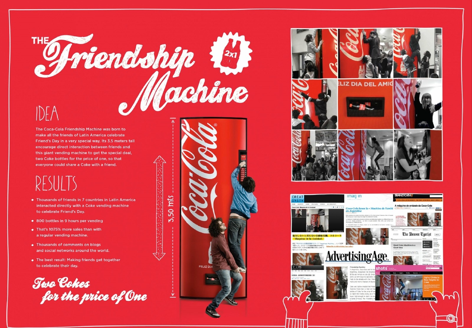 Coca tiếp thị ngày tình bạn