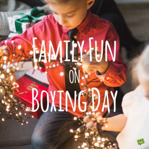 Thiệp nổi 3D Happy Boxing Day